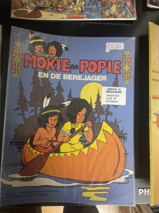 Cover van Mokie en Popie en de berejager