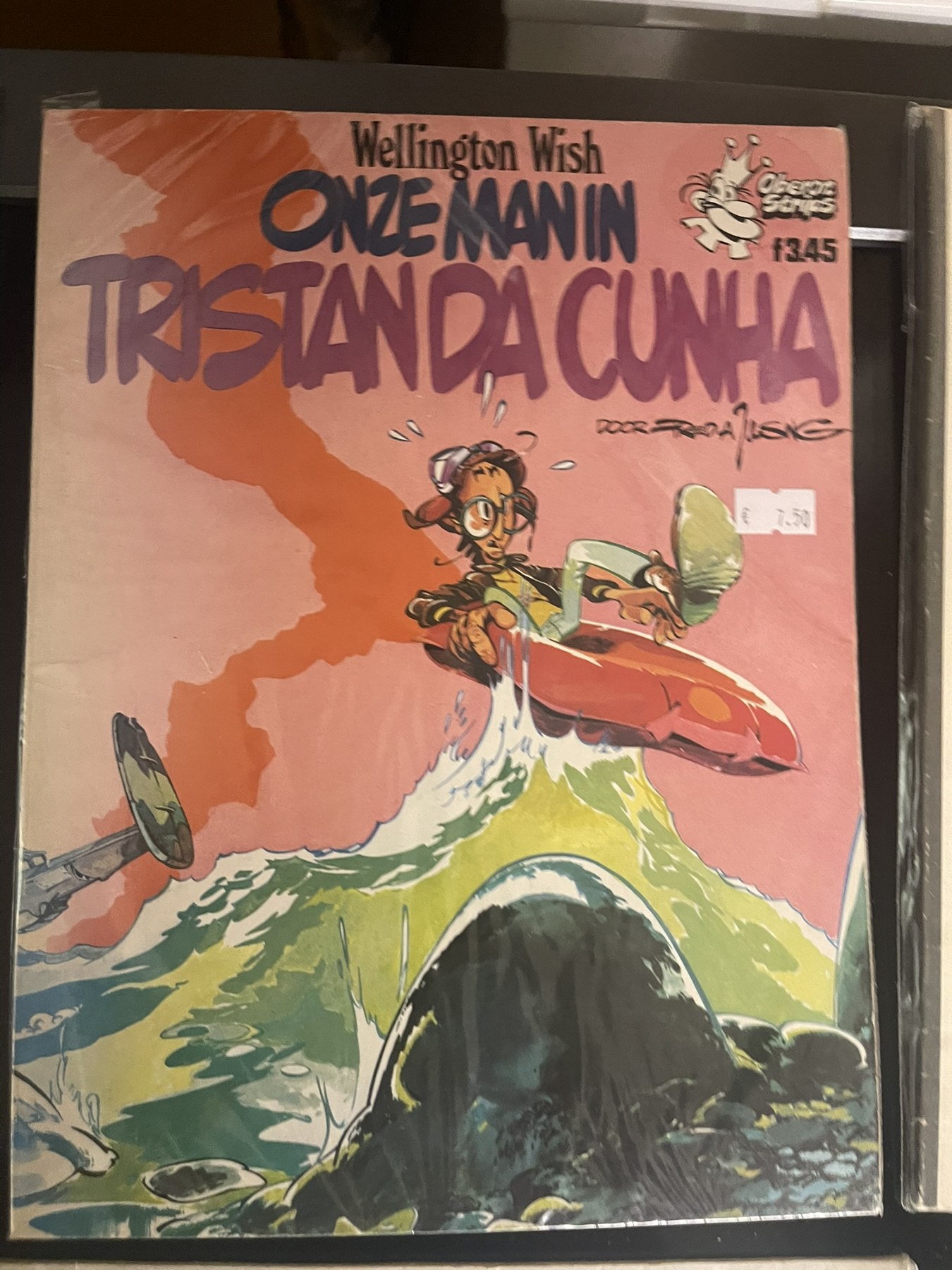 Cover van Onze man in Tristan da Cunha