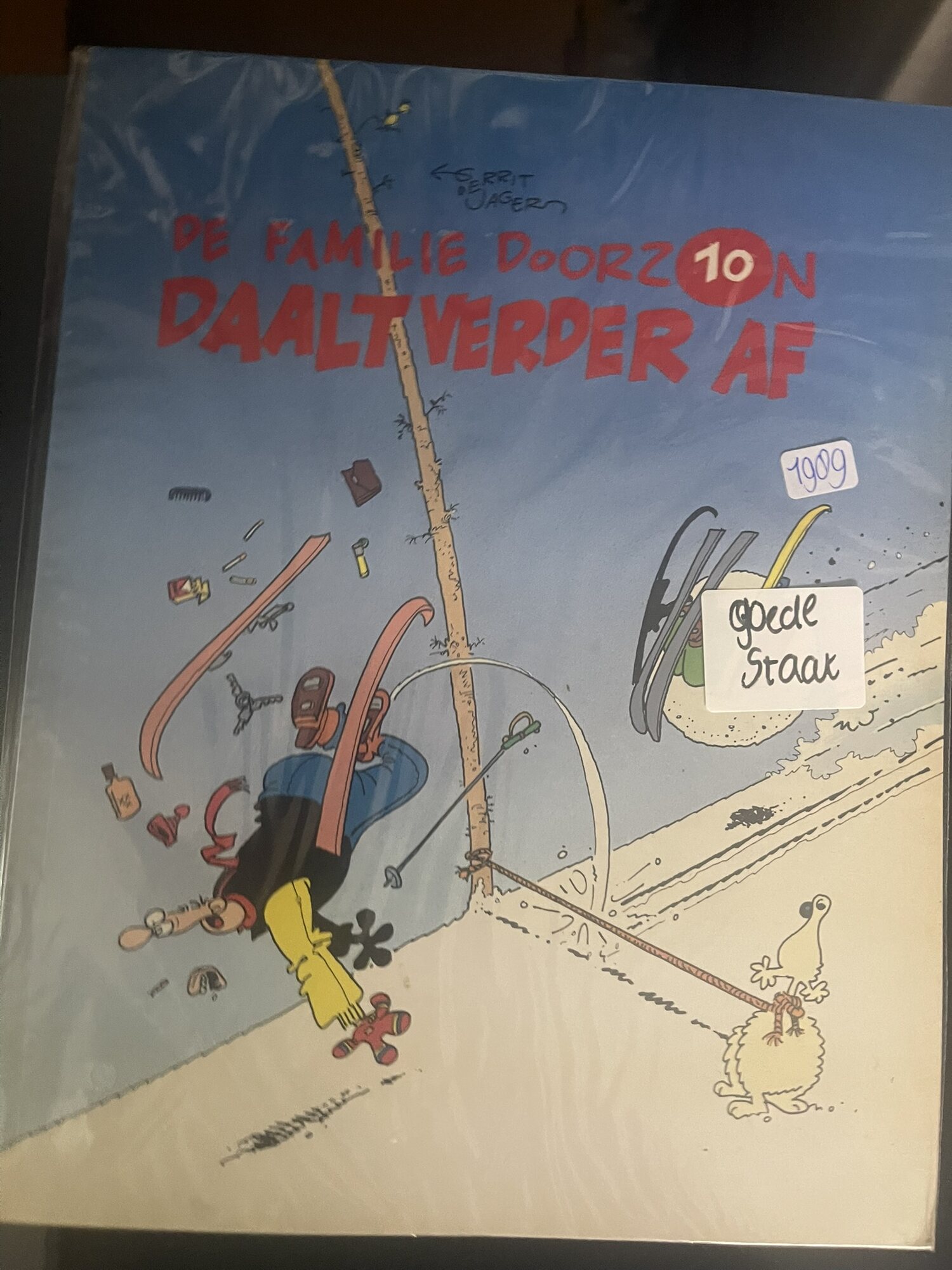 Cover van De familie Doorzon daalt verder af