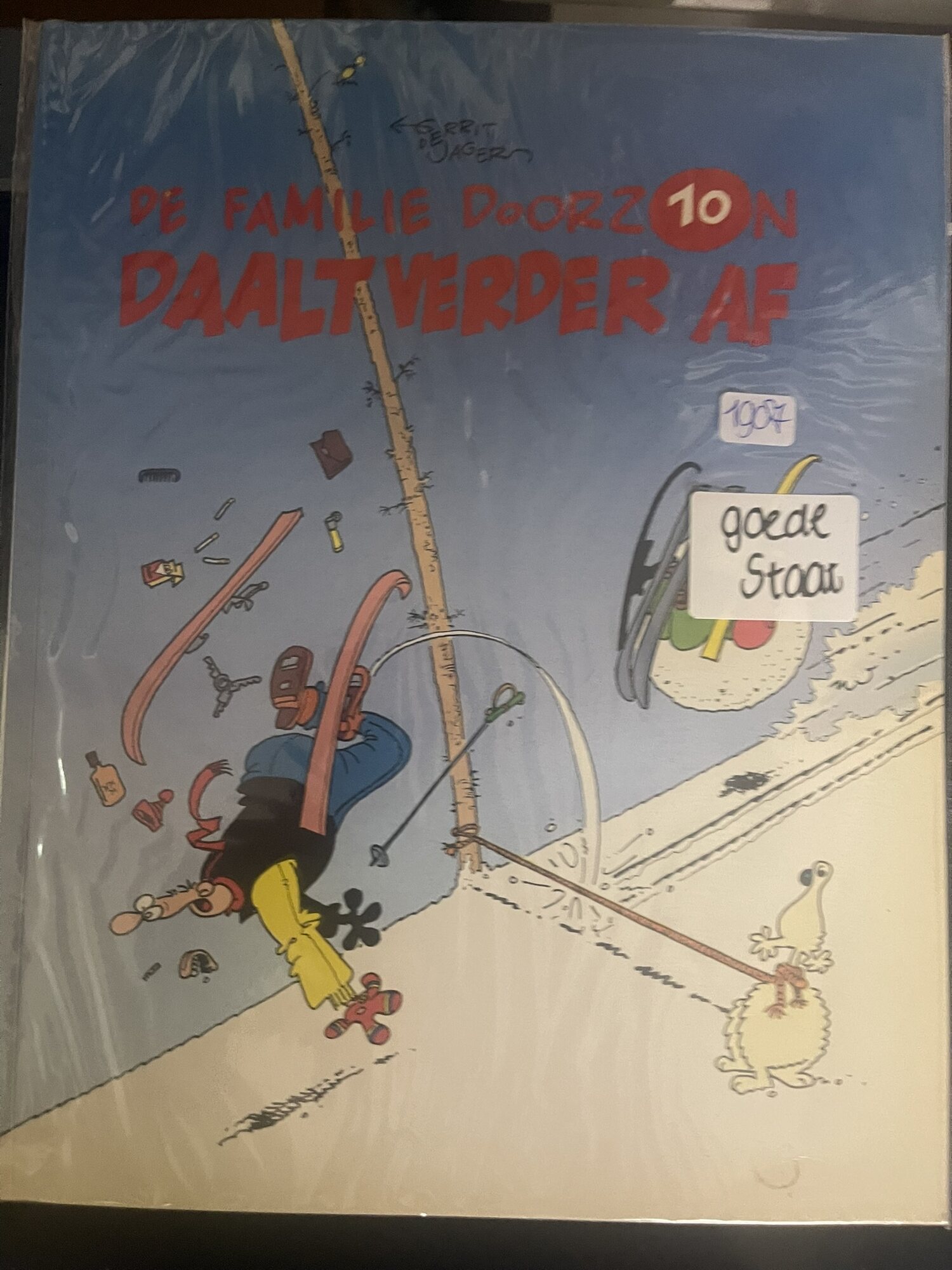 Cover van De familie Doorzon daalt verder af