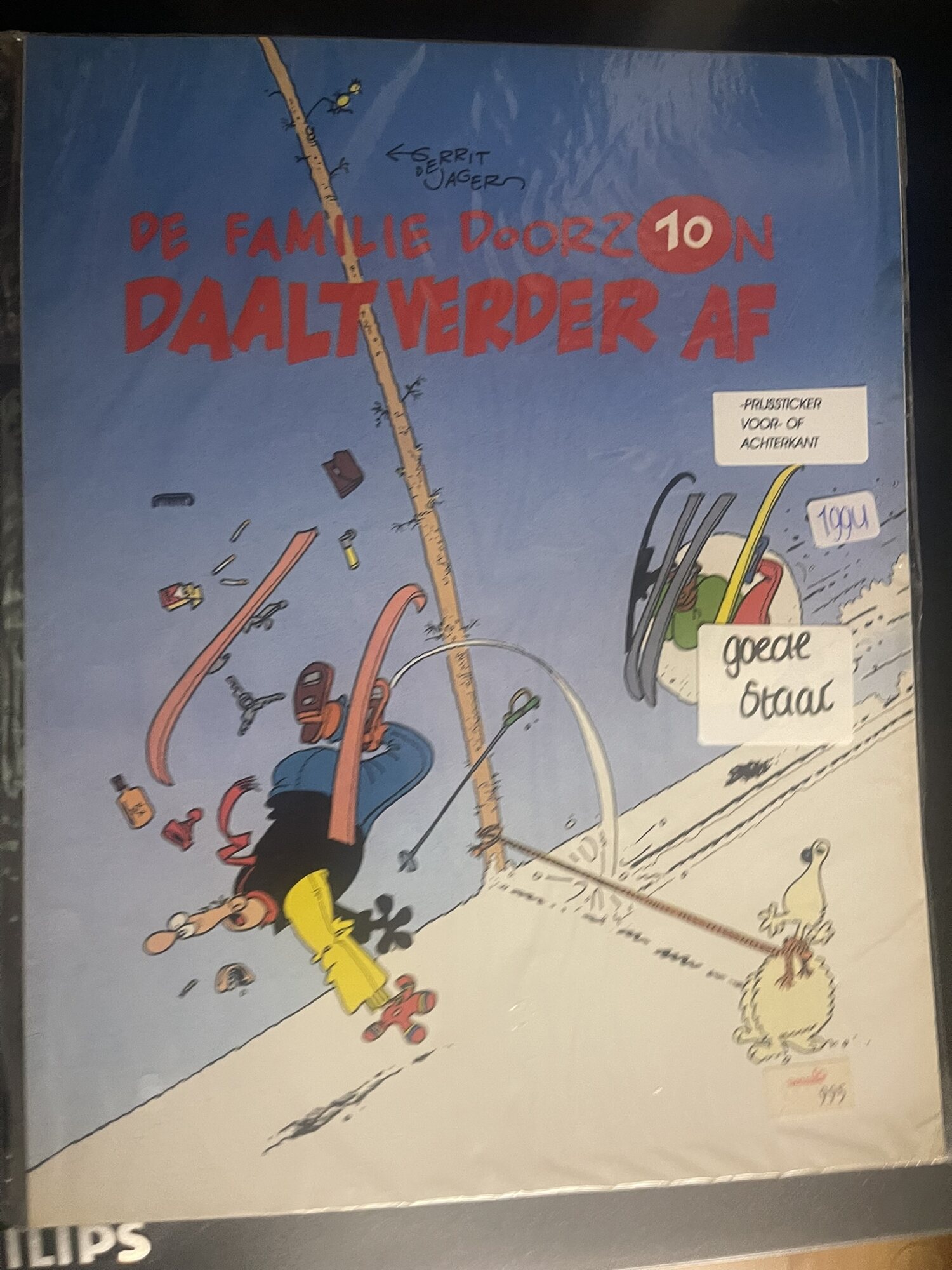 Cover van De familie Doorzon daalt verder af