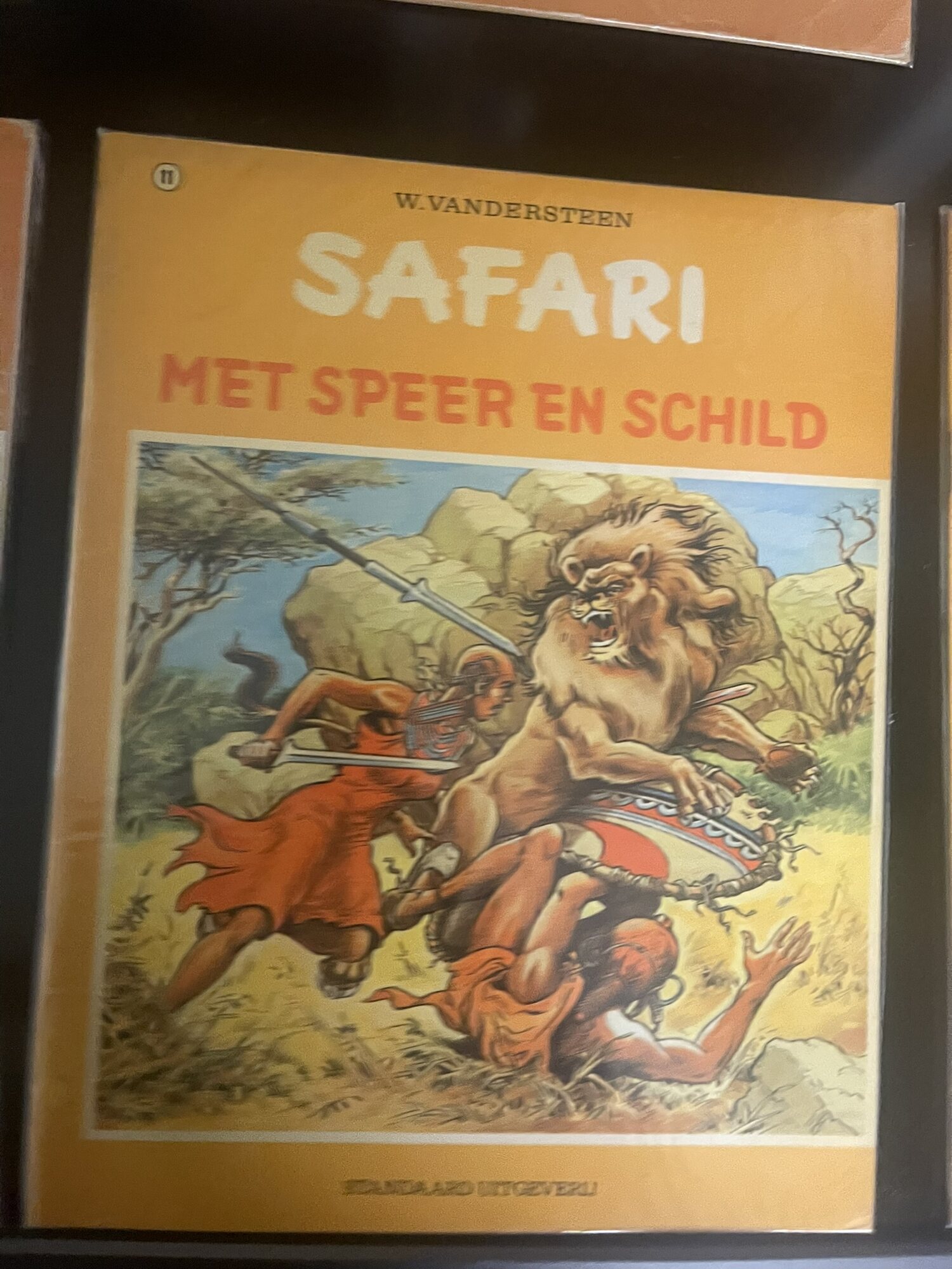 Cover van Met speer en schild