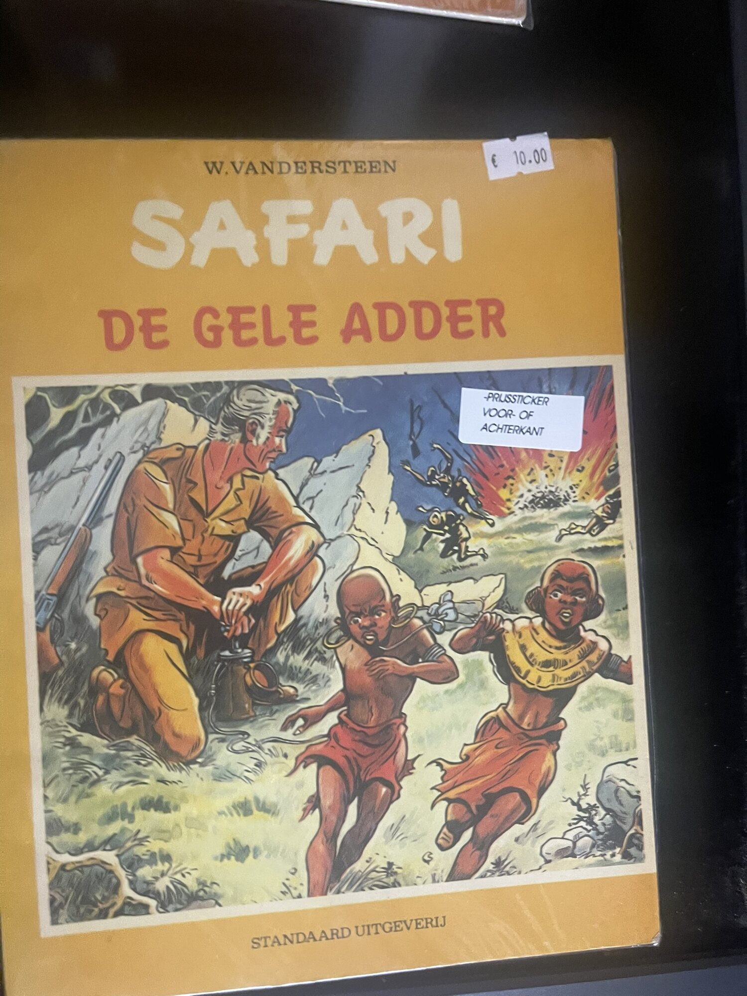 Cover van De gele adder