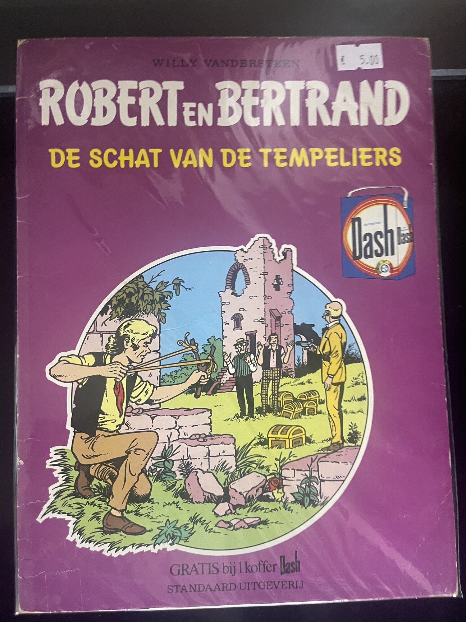 Achterkant van De schat van de tempeliers