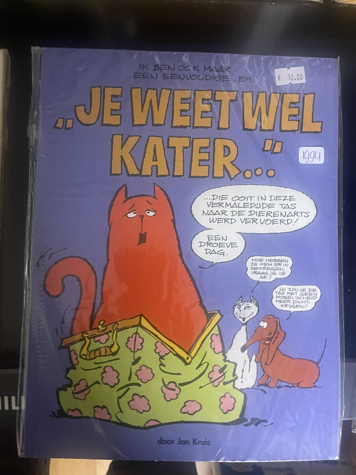 Cover van Ik ben ook maar een eenvoudige... eh, “Je weet wel kater...”
