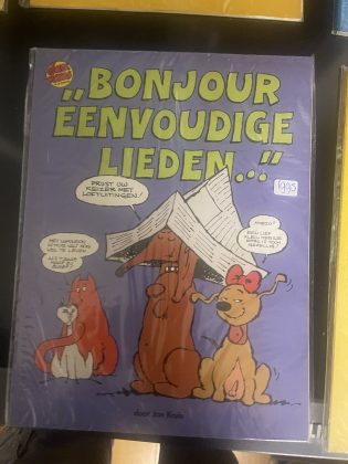 Achterkant van "Bonjour, eenvoudige lieden..."