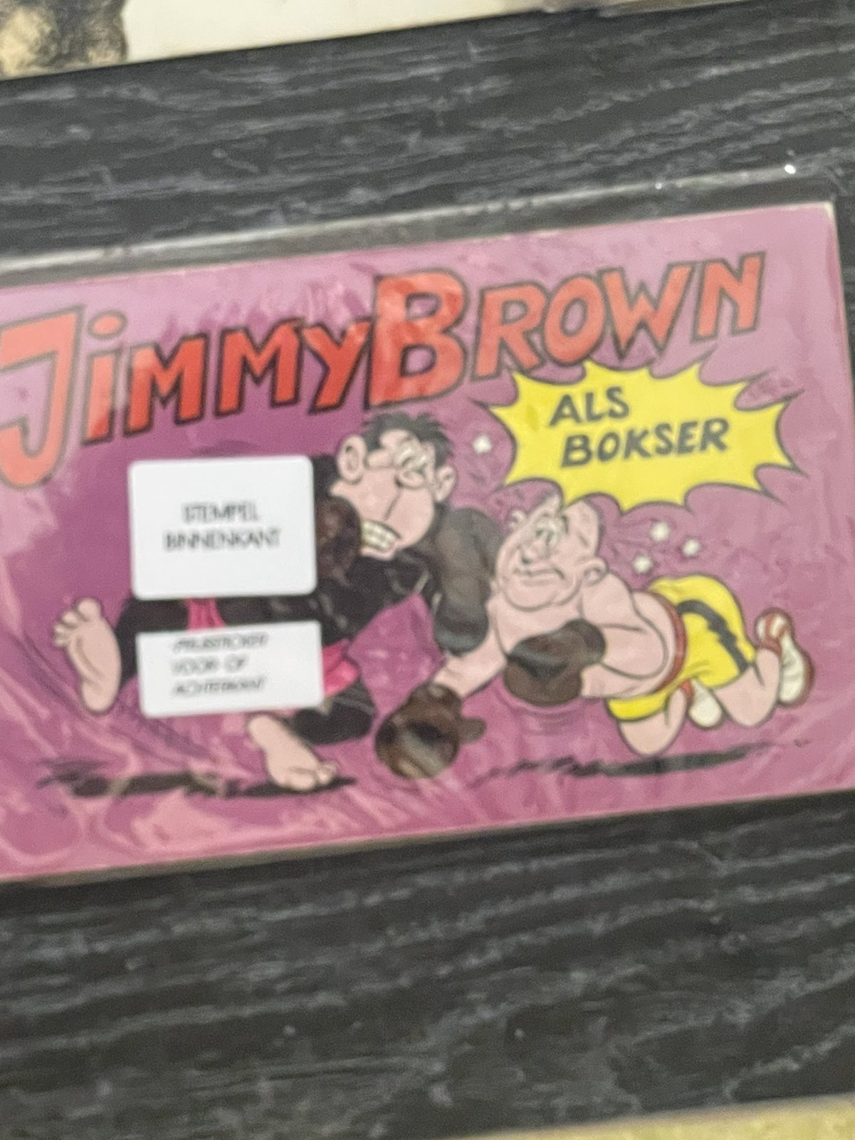Cover van Jimmy Brown als bokser