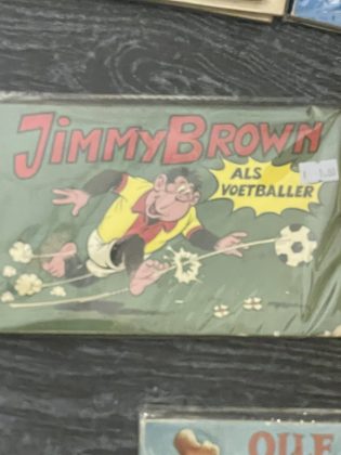 Cover van Jimmy Brown als voetballer
