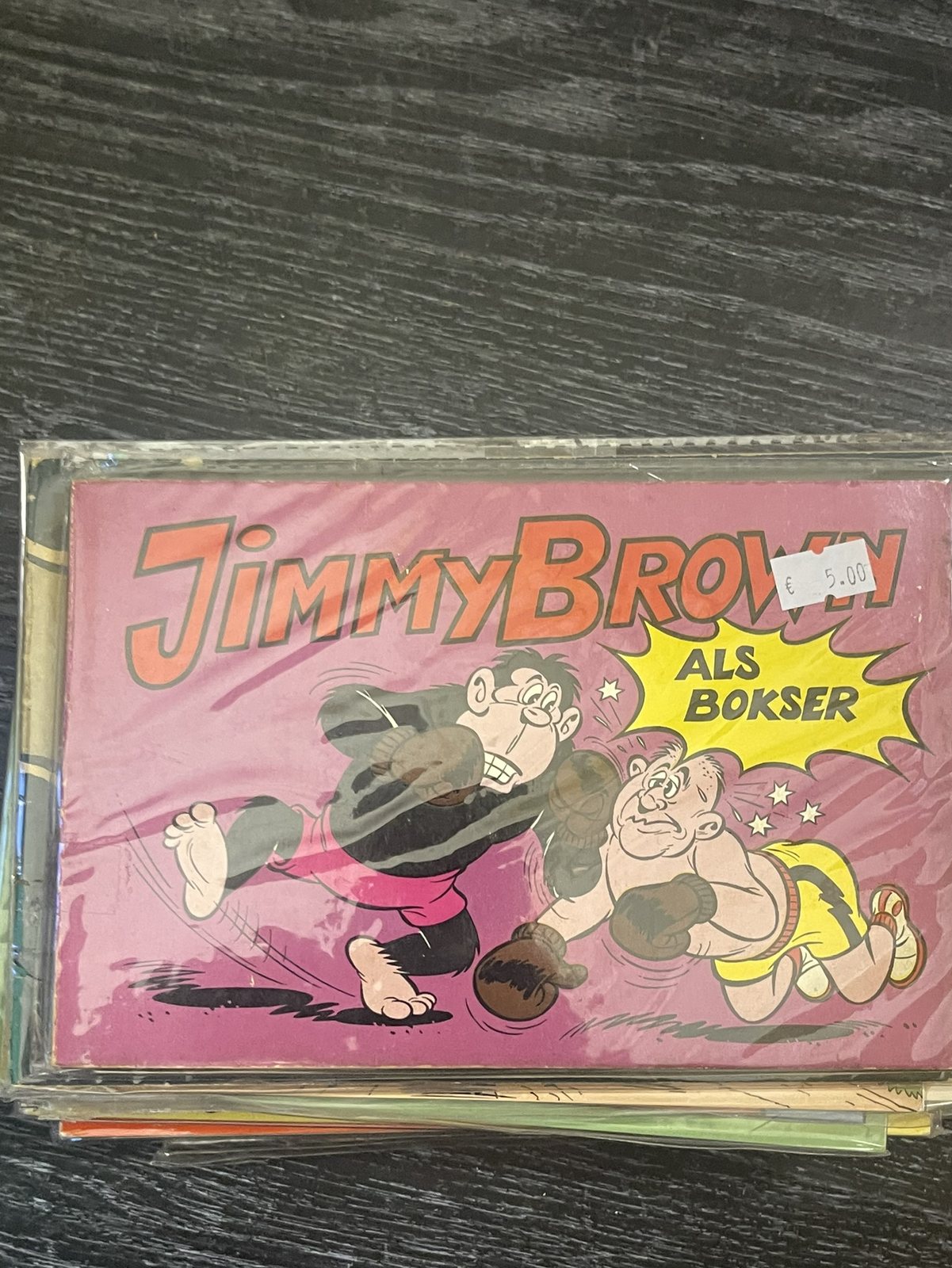 Cover van Jimmy Brown als bokser
