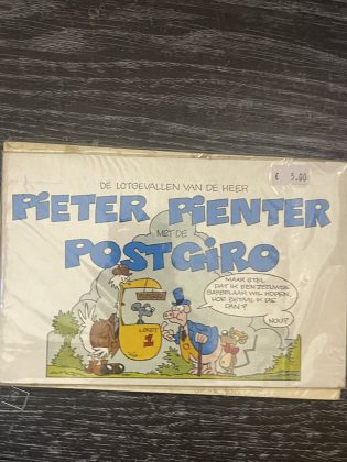 Cover van De lotgevallen van de heer Pieter Pienter met de Postgiro