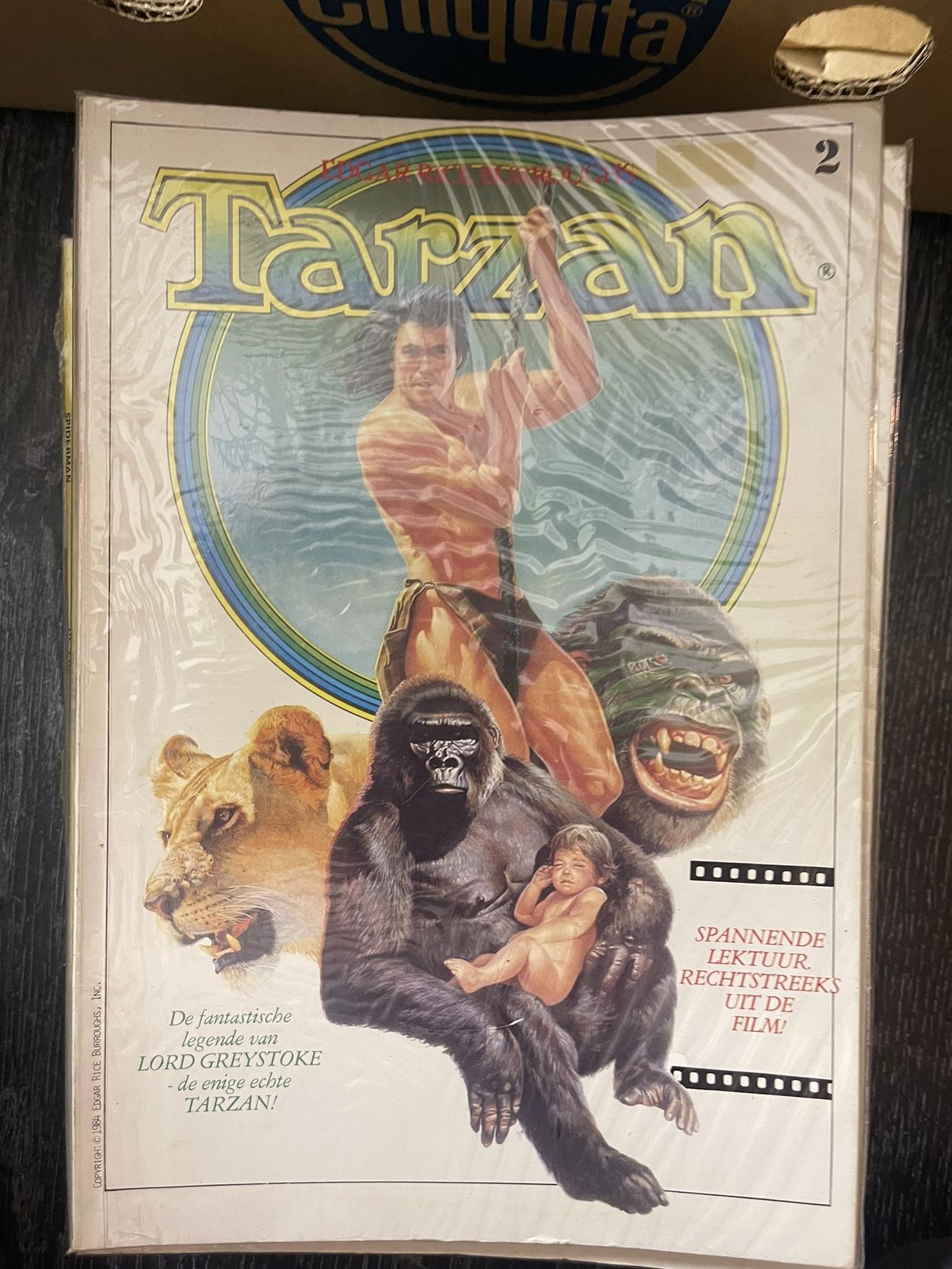 Cover van De fantastische legende van Lord Greystoke - de enige echte Tarzan!