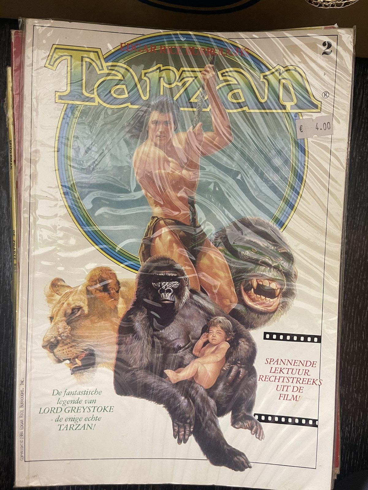 Cover van De fantastische legende van Lord Greystoke - de enige echte Tarzan!