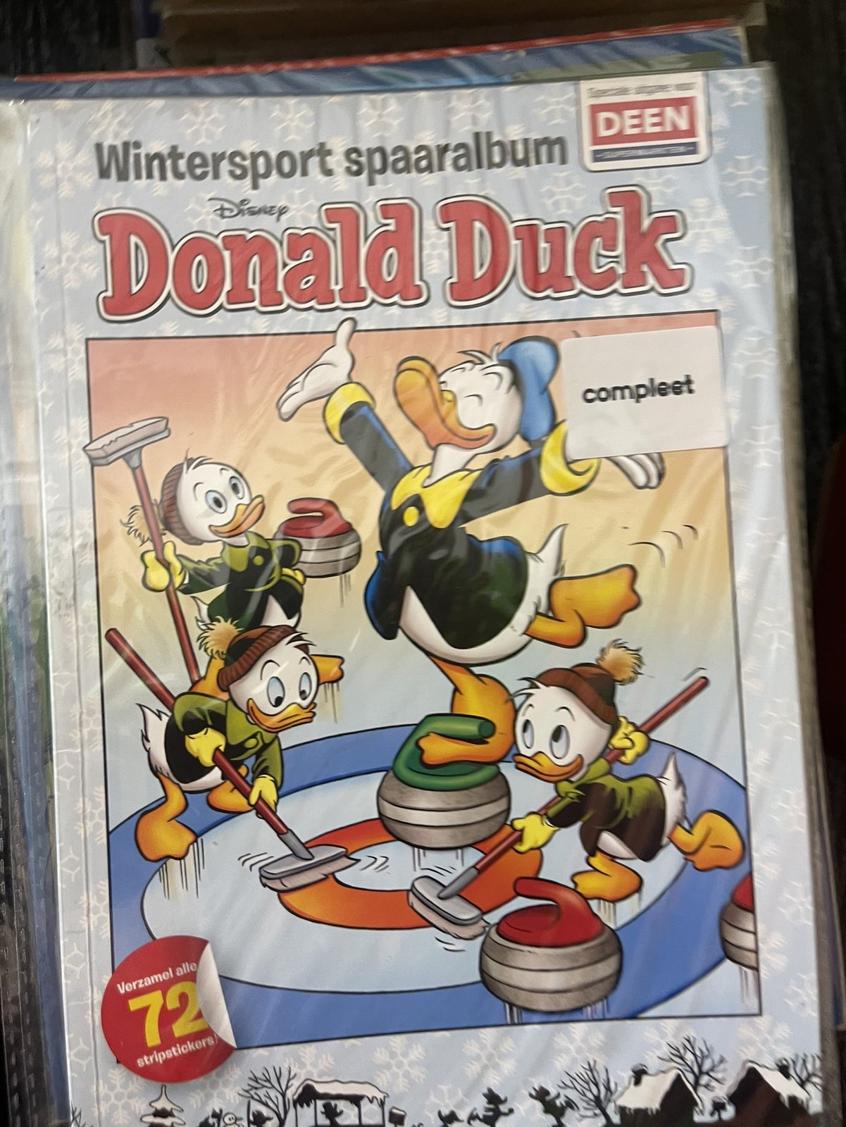 Cover van Wintersport spaaralbum Donald Duck
