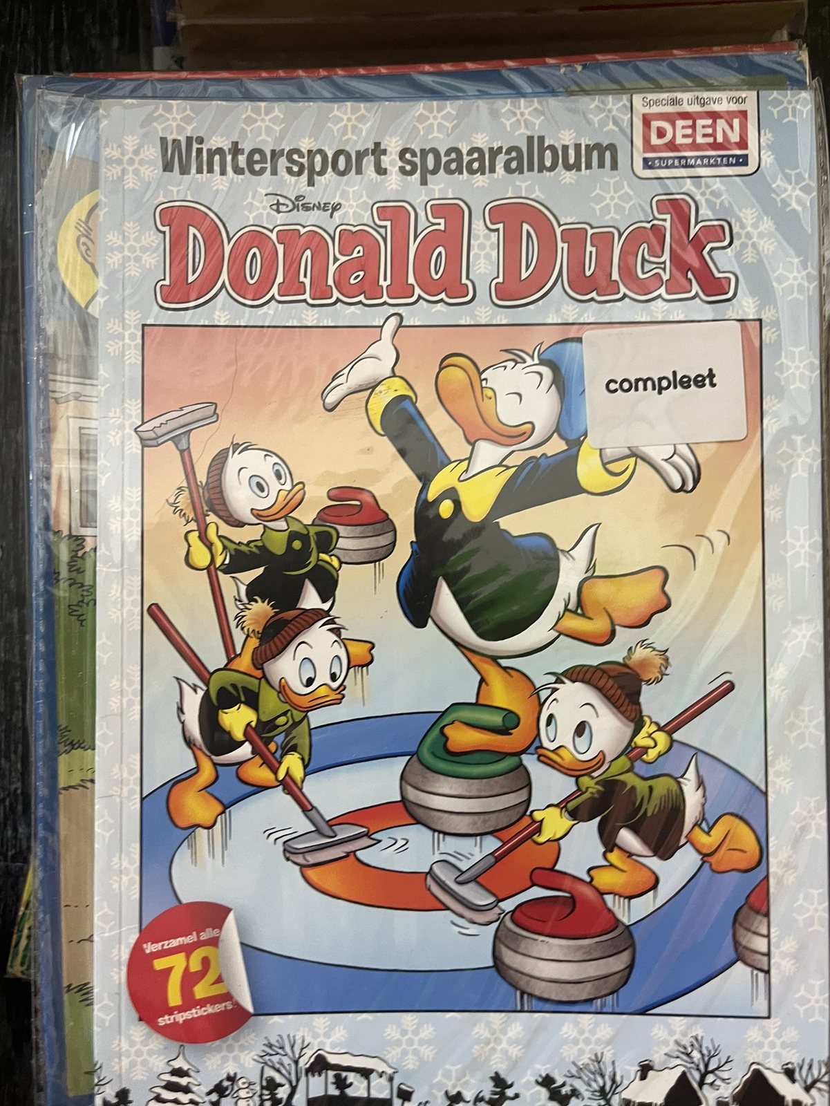 Cover van Wintersport spaaralbum Donald Duck