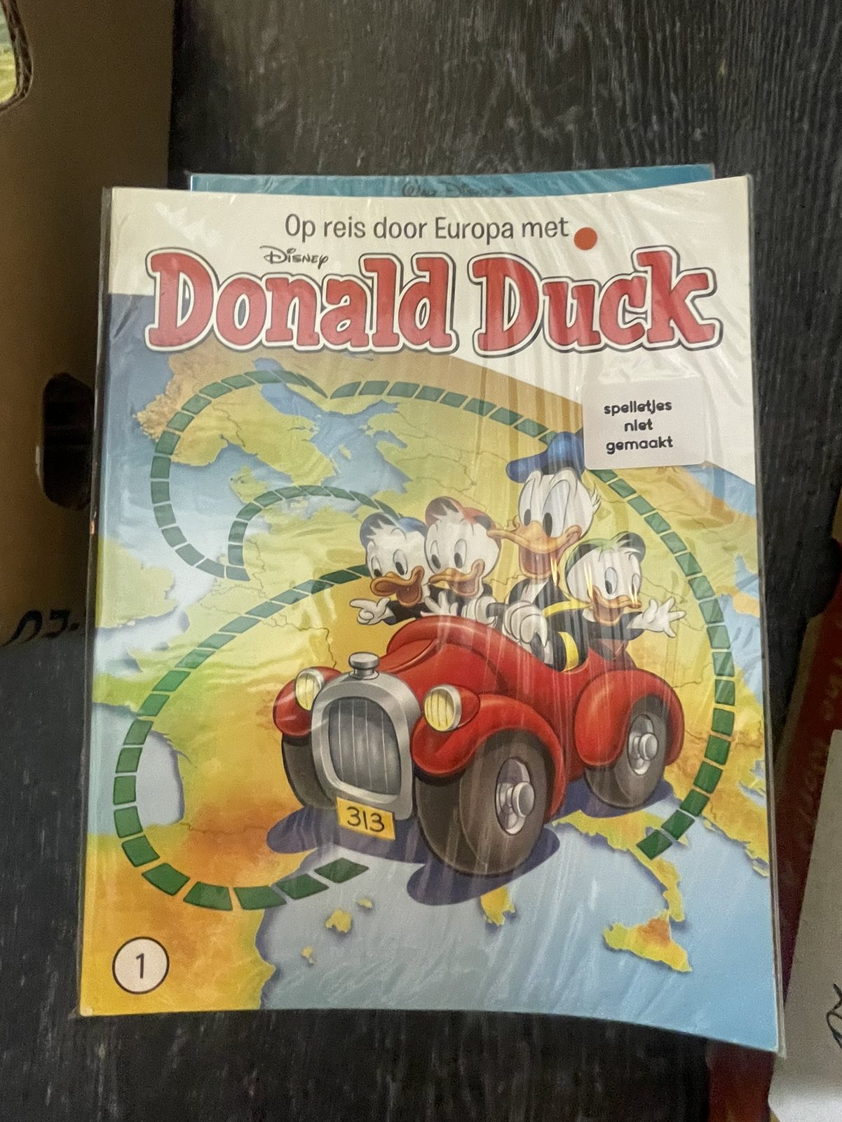 Cover van Op reis door Europa met Donald Duck 1
