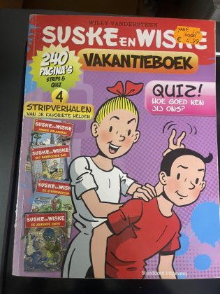 Cover van Suske en Wiske vakantieboek
