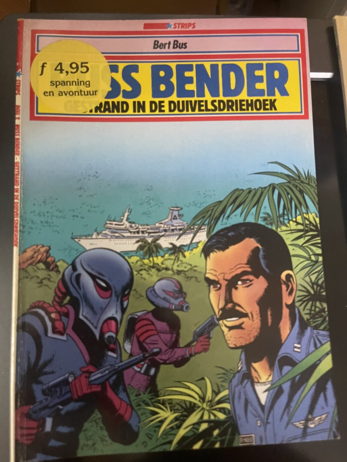 Cover van Gestrand in de Duivelsdriehoek