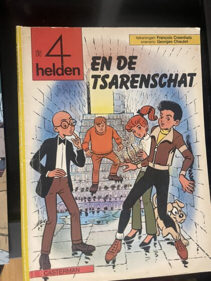 Cover van De 4 helden en de tsarenschat