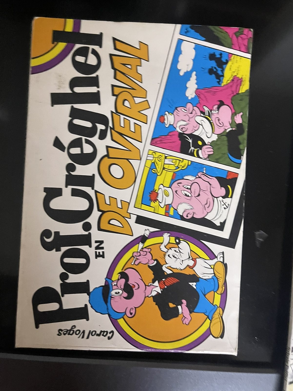 Cover van Prof. Créghel en de overval