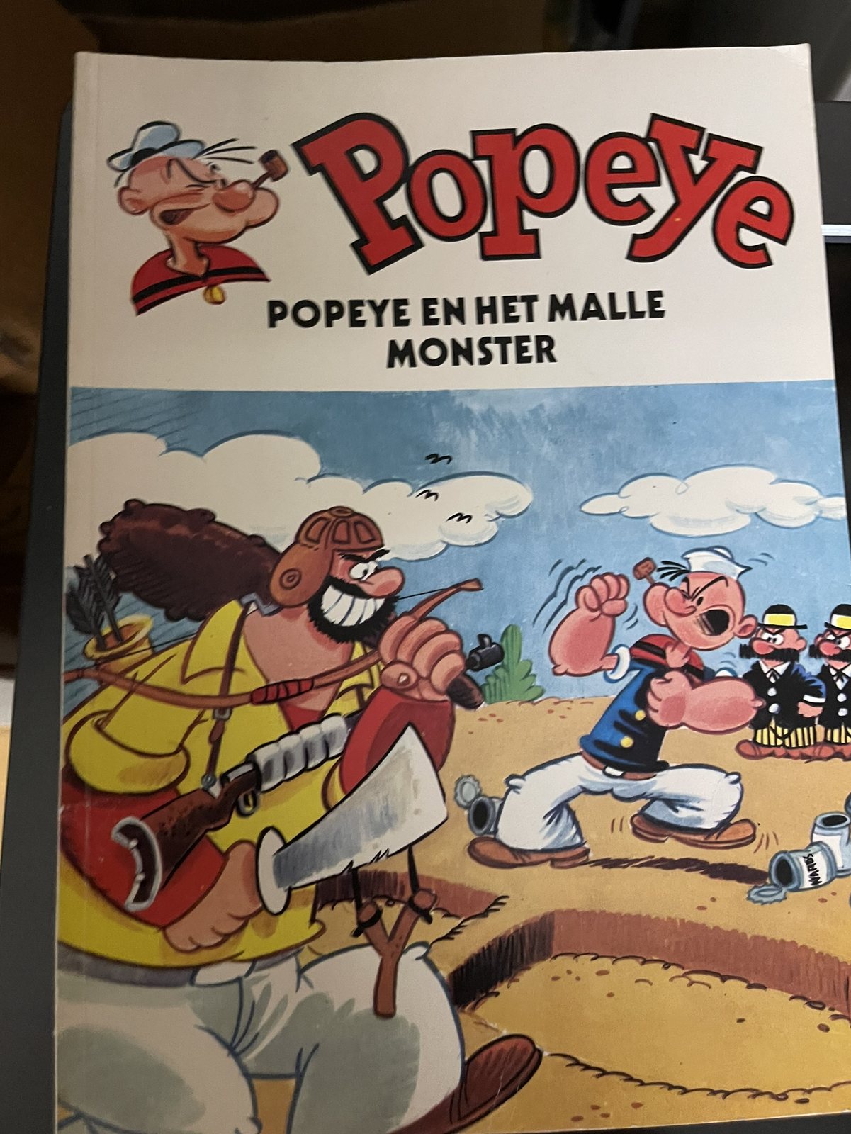 Cover van Popeye en het malle monster
