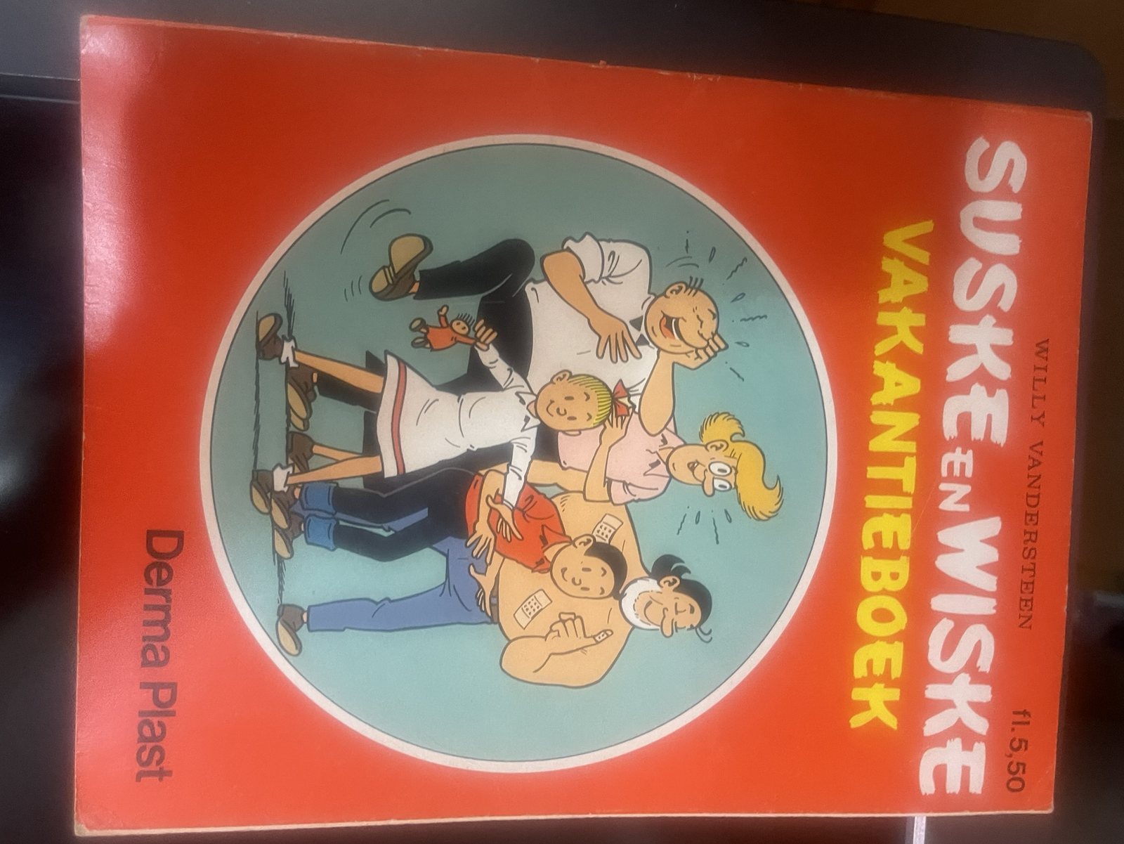 Cover van Suske en Wiske vakantieboek