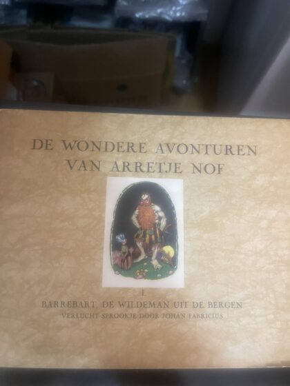 Cover van Arretje Nof op de planeet der horenmannen