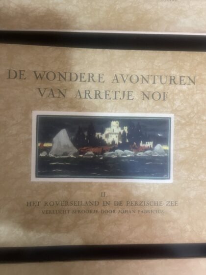 Cover van Arretje Nof op de planeet der horenmannen
