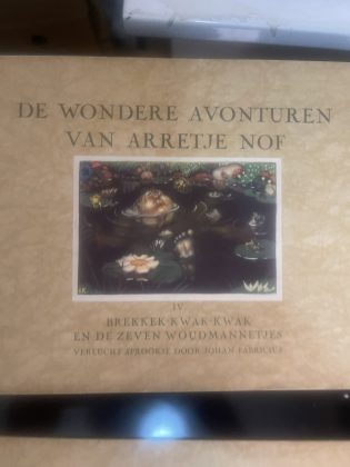 Cover van Arretje Nof op de planeet der horenmannen
