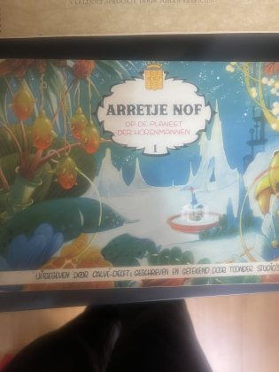 Cover van Arretje Nof op de planeet der horenmannen