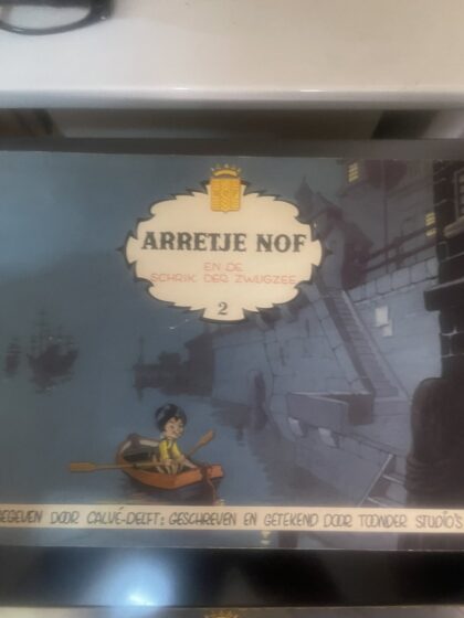 Cover van Arretje Nof en de schrik der Zwijgzee