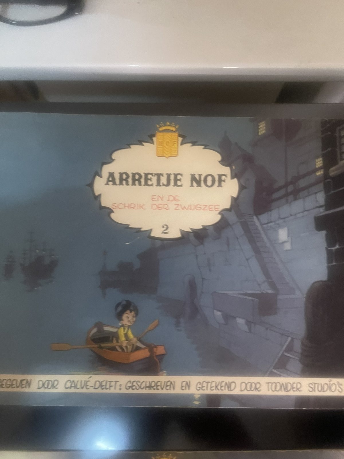 Cover van Arretje Nof en de schrik der Zwijgzee