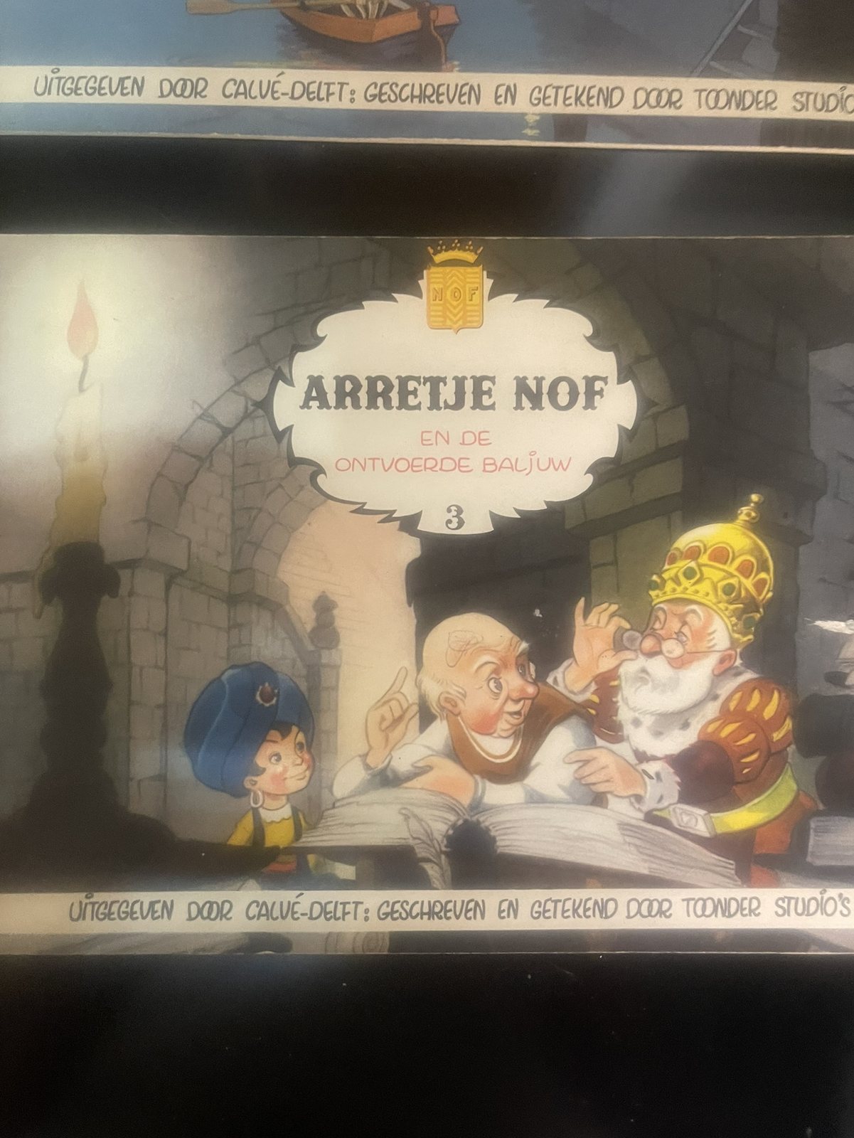Cover van Arretje Nof en de ontvoerde baljuw