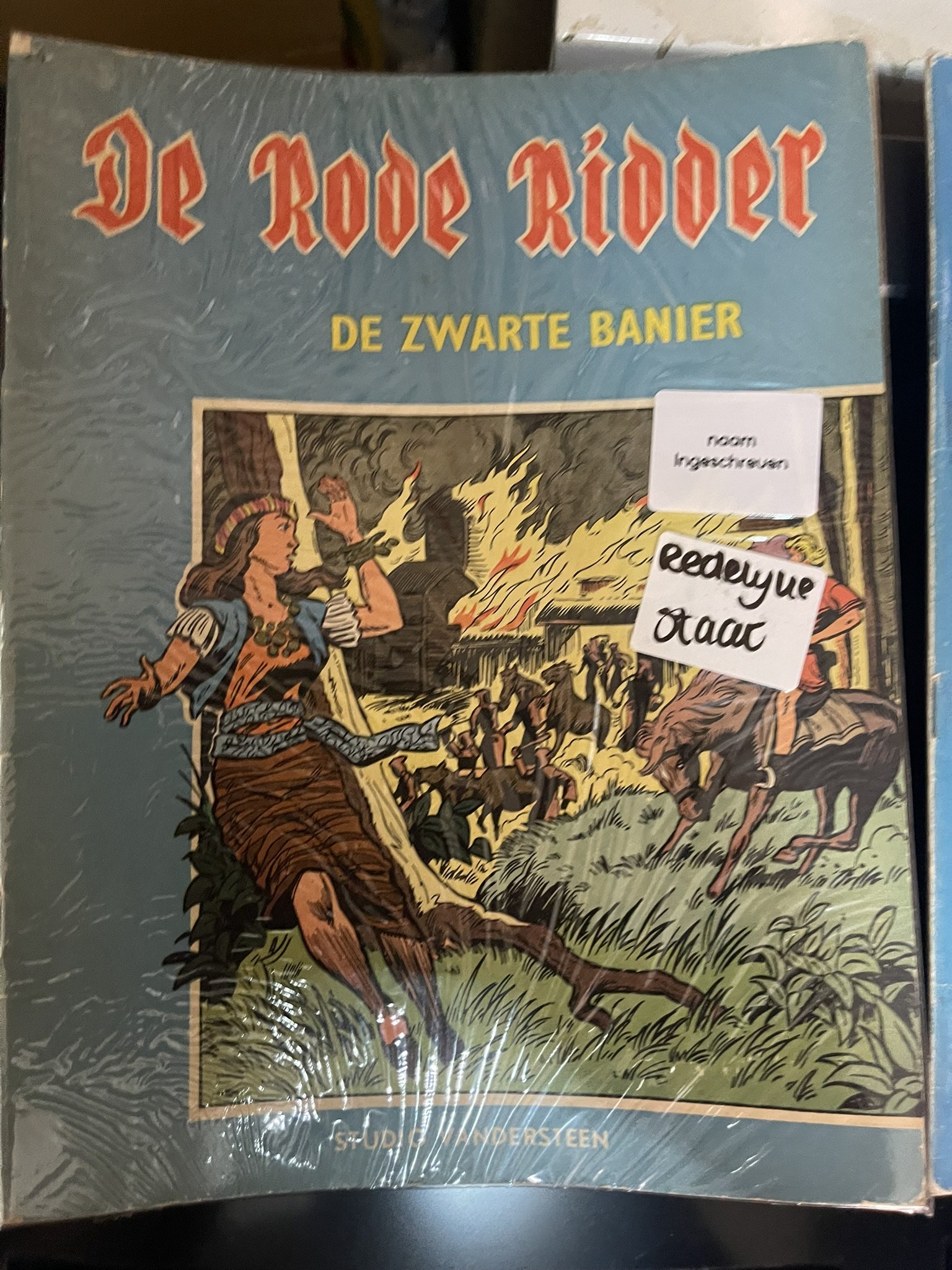 Cover van De zwarte banier