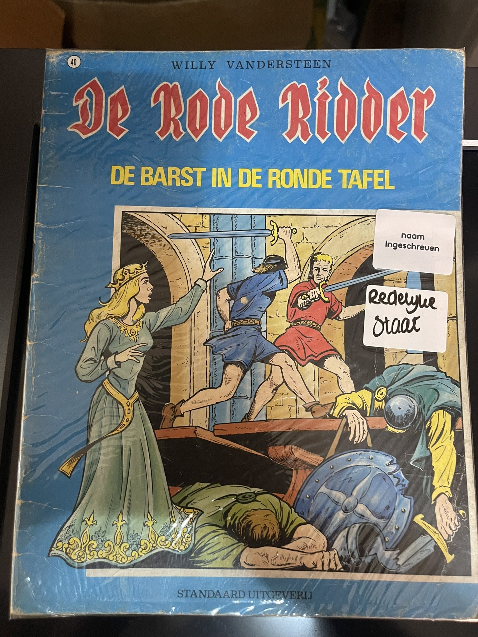 Cover van De barst in de ronde tafel