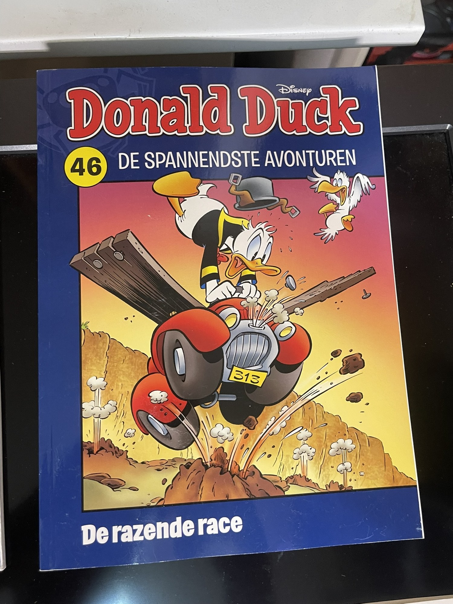 Cover van De razende race