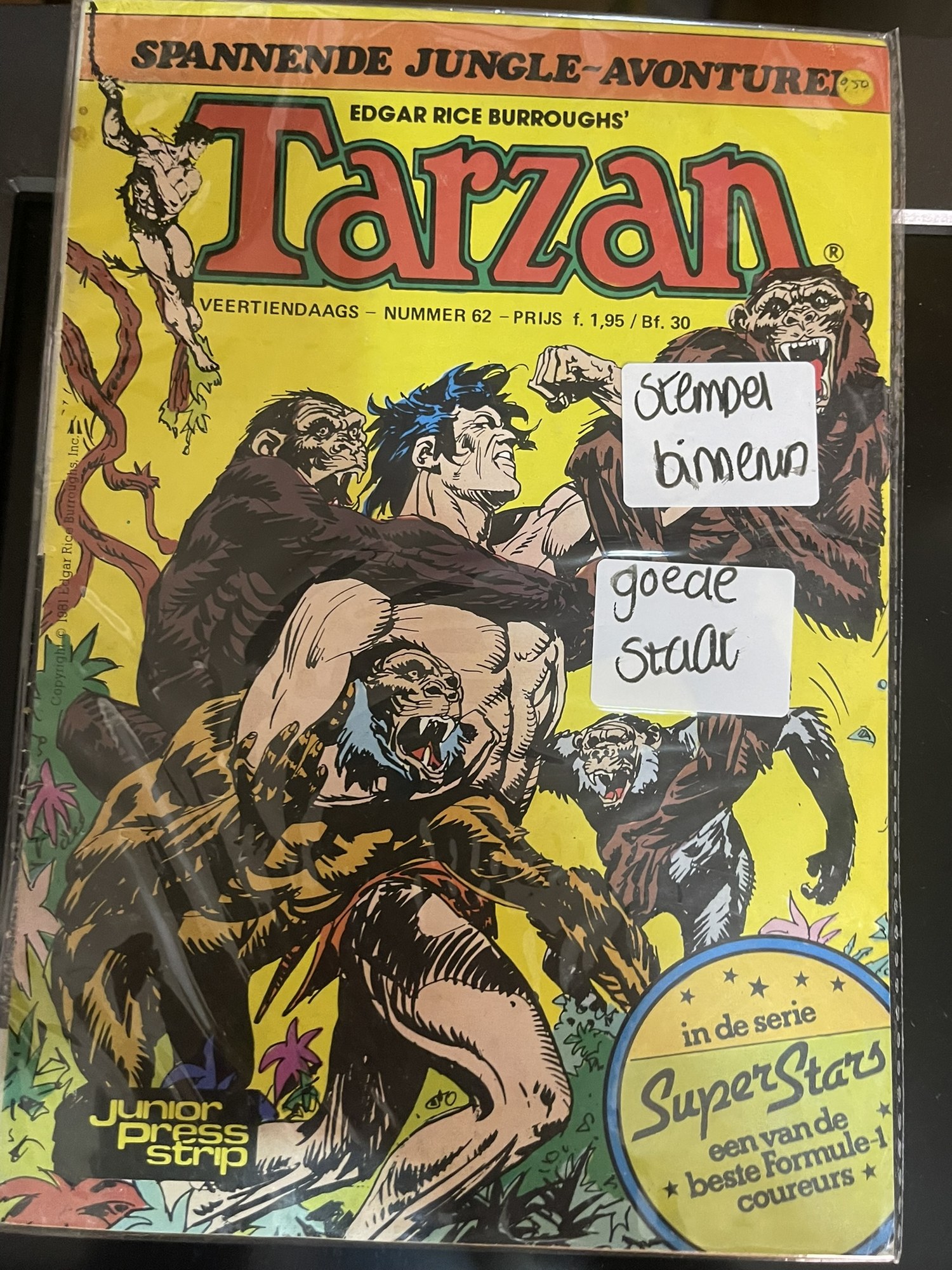 Cover van Tarzan 62
