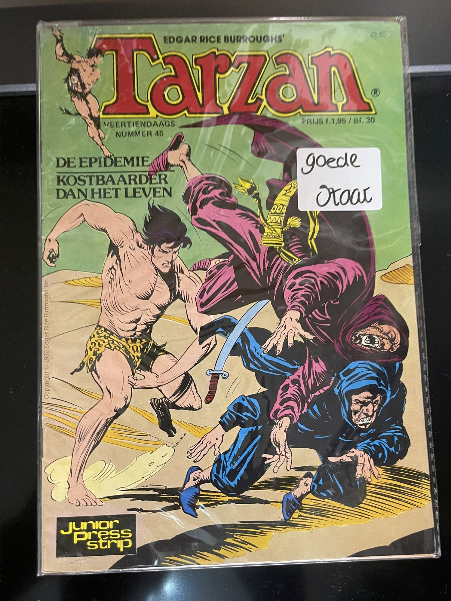 Cover van De zoon van Tarzan 44