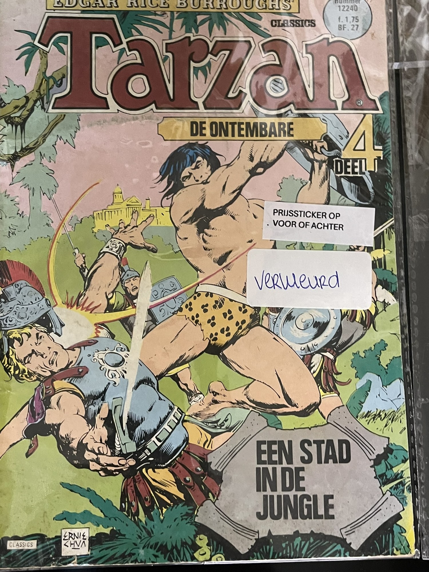 Cover van Tarzan de ontembare 4 - Een stad in de jungle