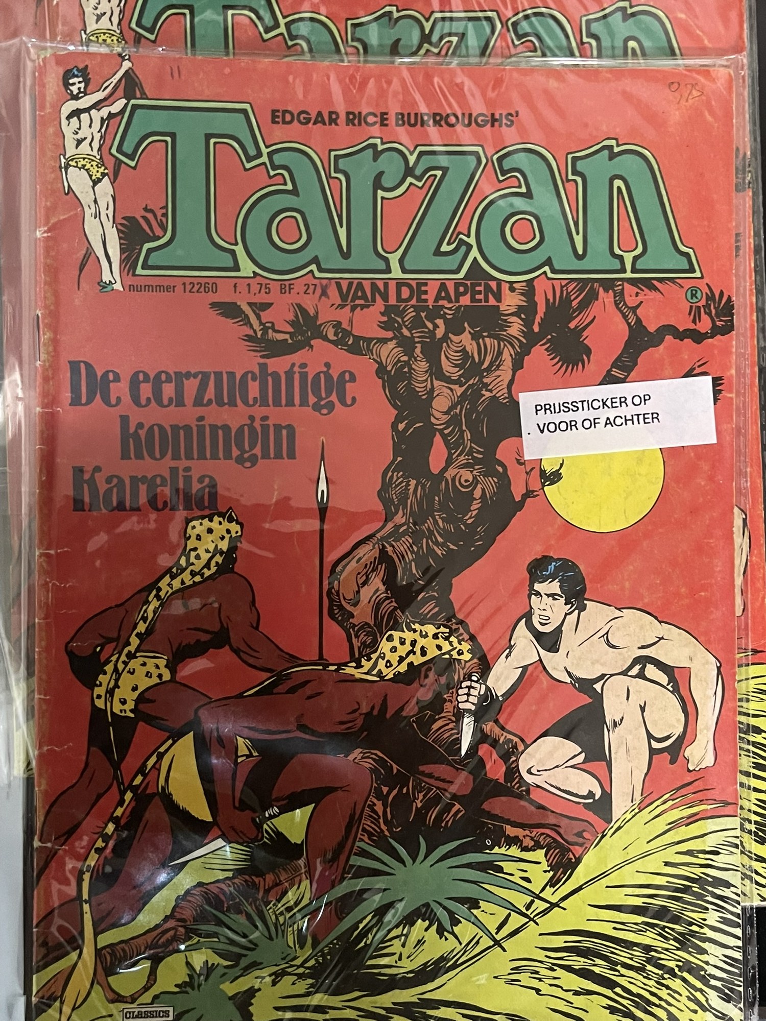 Cover van De jacht op Tarzan + Vliegtuigkaping