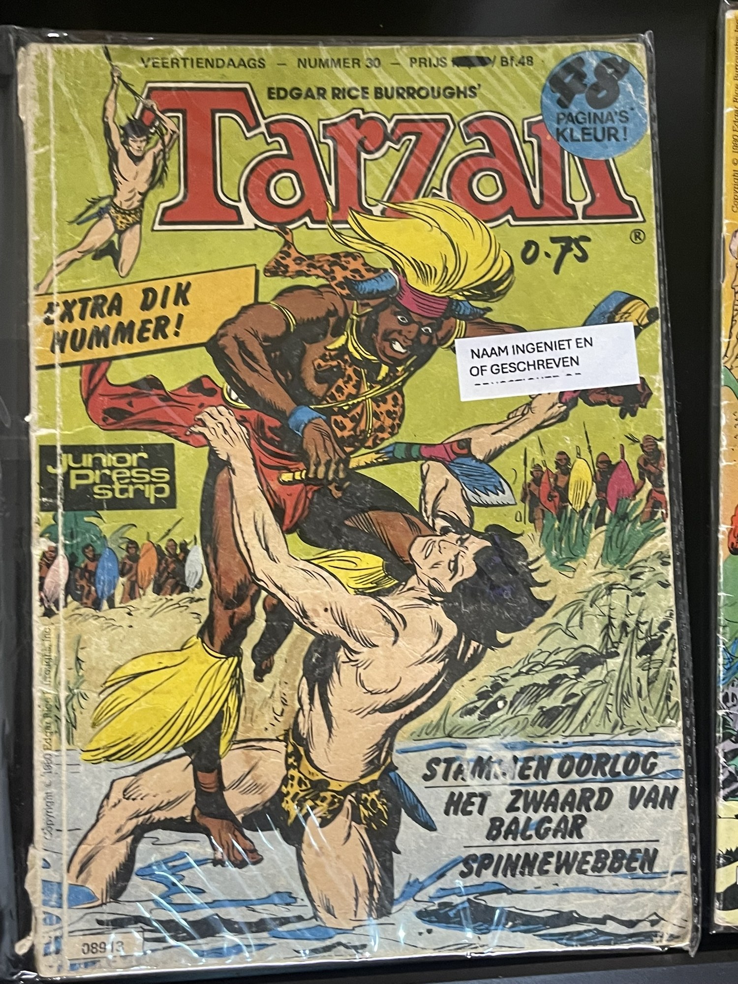 Cover van Stammenoorlog + Het zwaard van Balgar + Spinnewebben