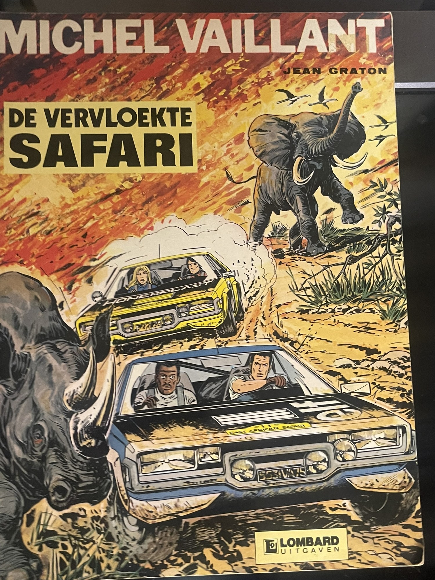 Cover van De vervloekte safari