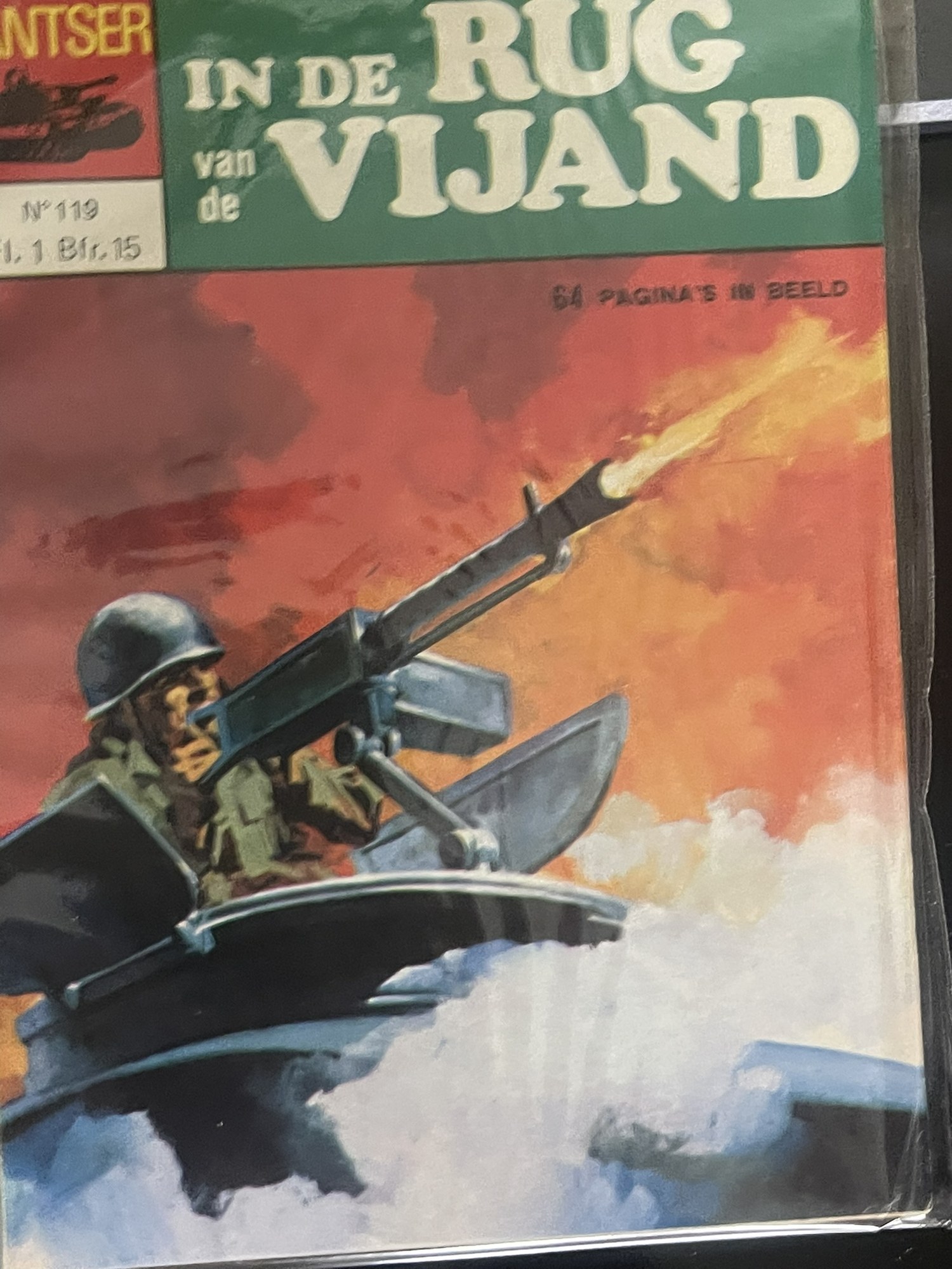 Cover van In de rug van de vijand