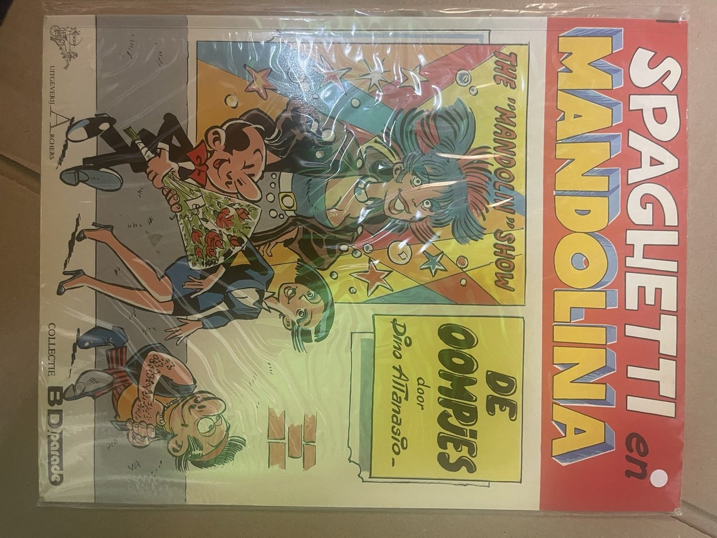 Cover van Spaghetti en Mandolina - De oompjes