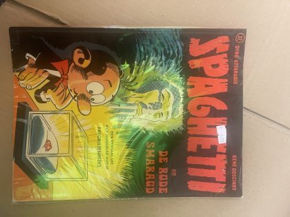 Cover van Spaghetti en de rode smaragd