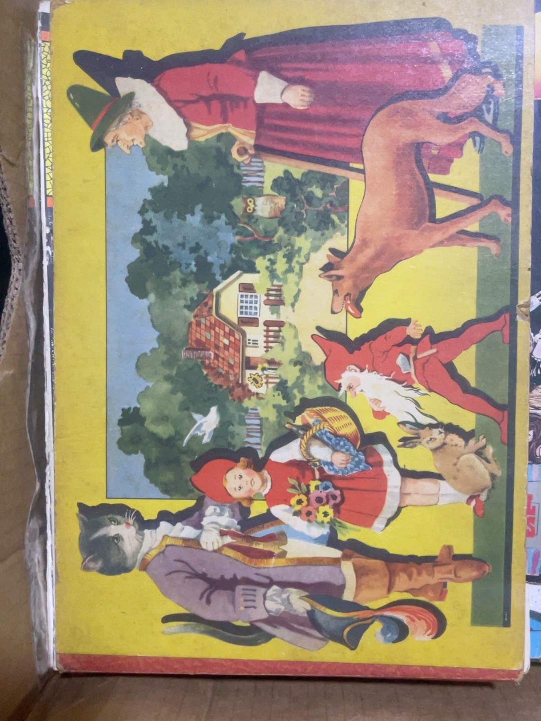 Cover van Vintage pop-up sprookjesboek - uitklapboek