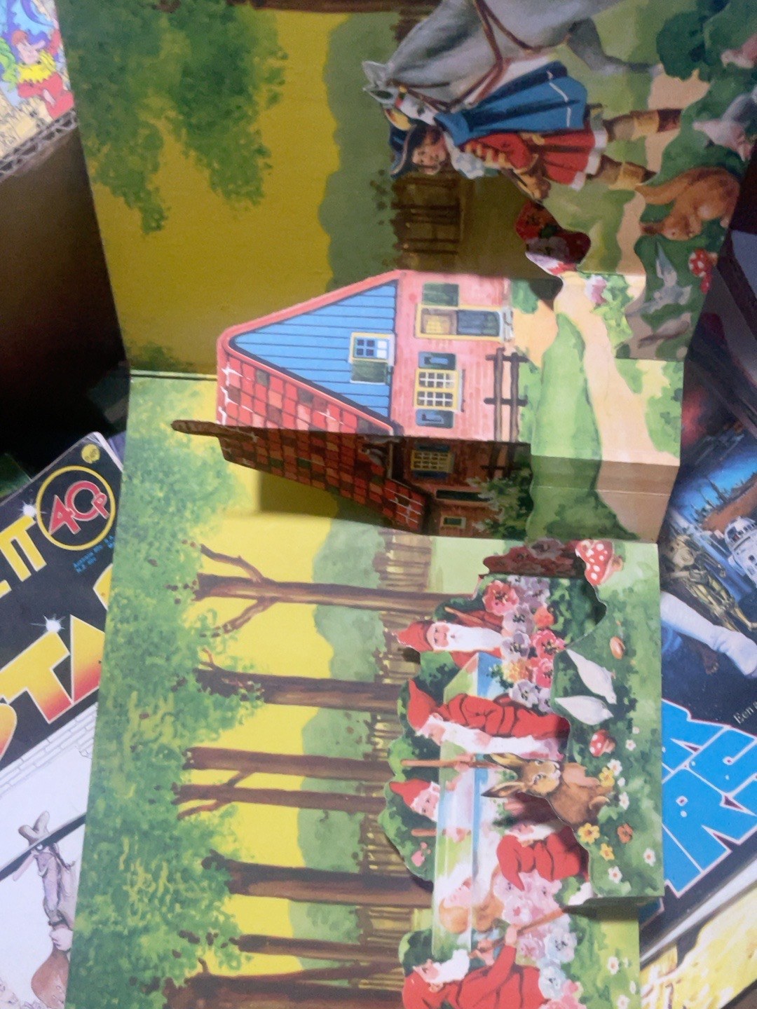 Vintage pop-up sprookjesboek - uitklapboek - afbeelding 3
