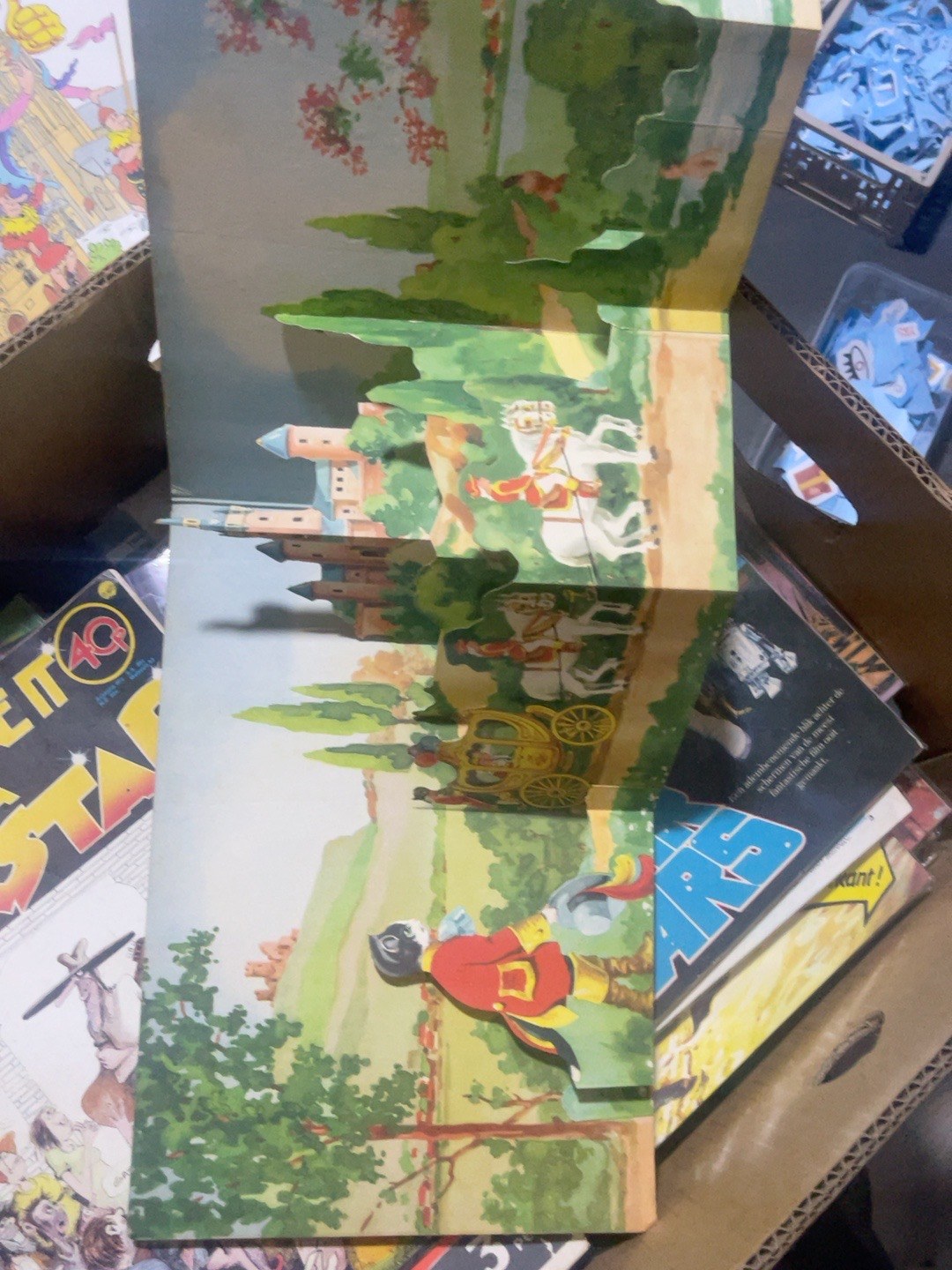 Vintage pop-up sprookjesboek - uitklapboek - afbeelding 6