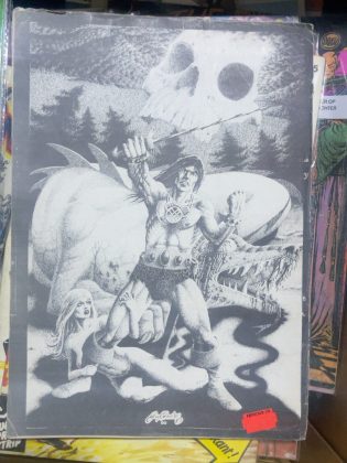Cover van Fantasy underground comic - zwart/wit cover