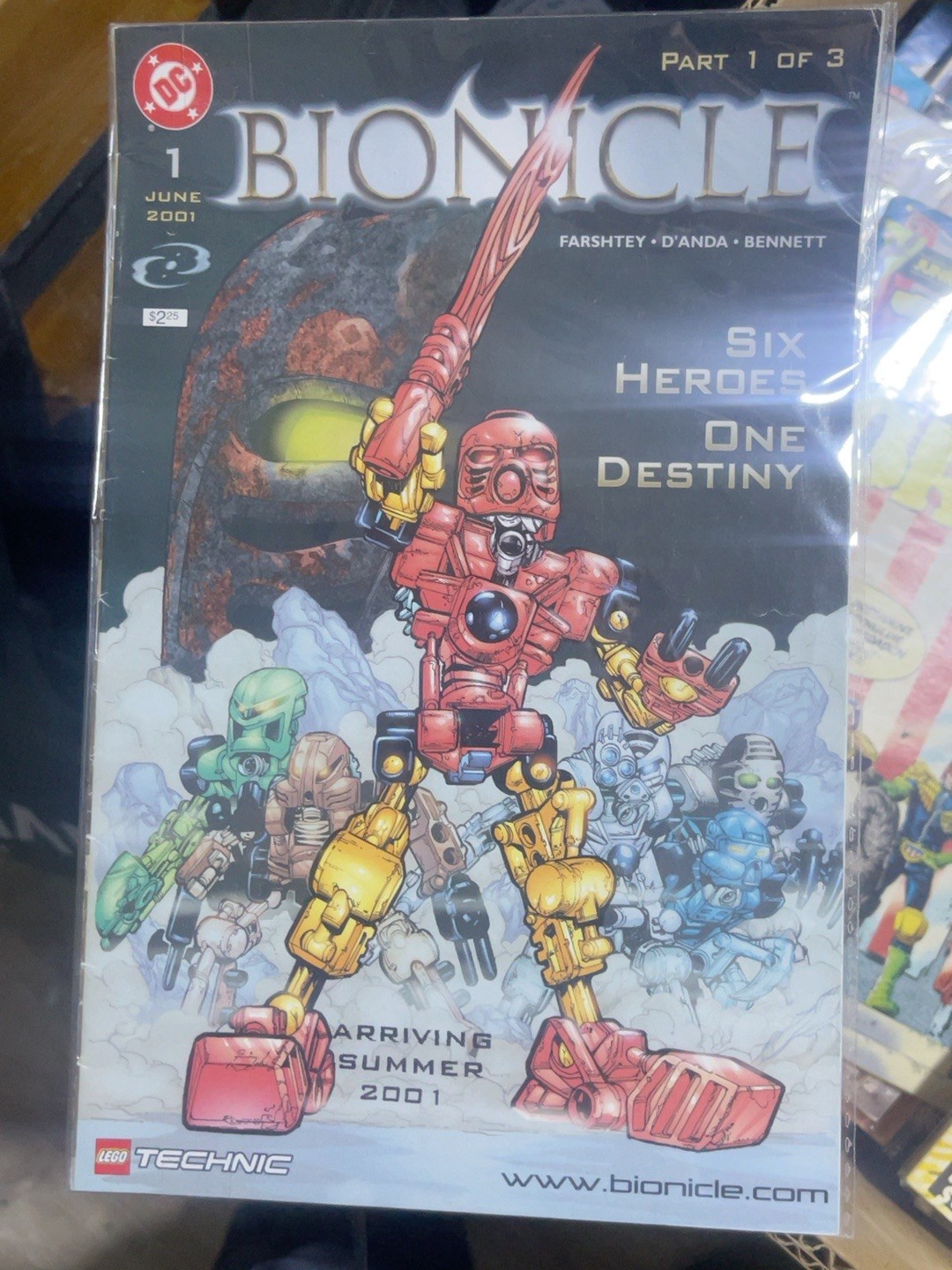 Cover van Bionicle - Six Heroes One Destiny