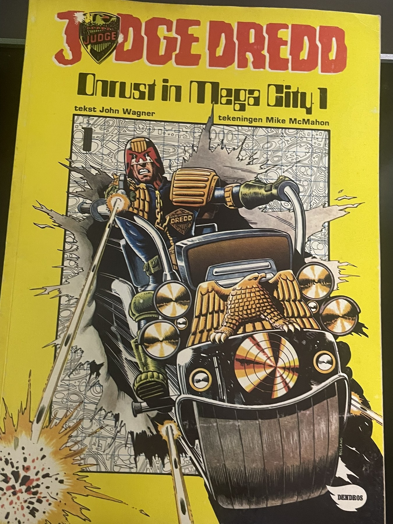 Cover van Onrust in Mega City 1